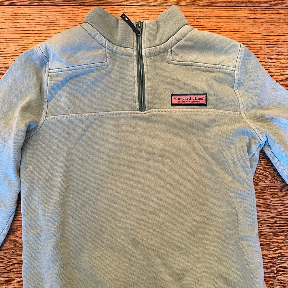 Vineyard vines, half zip green